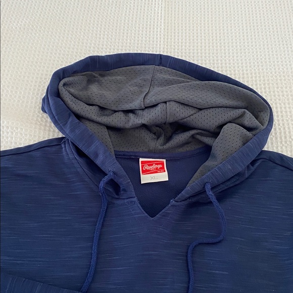 Rawlings Navy Blue Pullover Hoodie - Picture 4 of 5